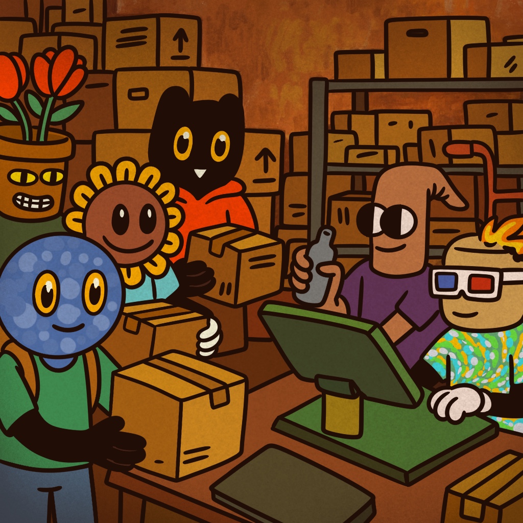 thank you for burning your back in bloom!  we are currently hustling on creating your banger products and verifying them on chain. 

shipping will begin early october as items are finished. 

if you have any questions or need an address change please e-mail shop@goonzworld.com