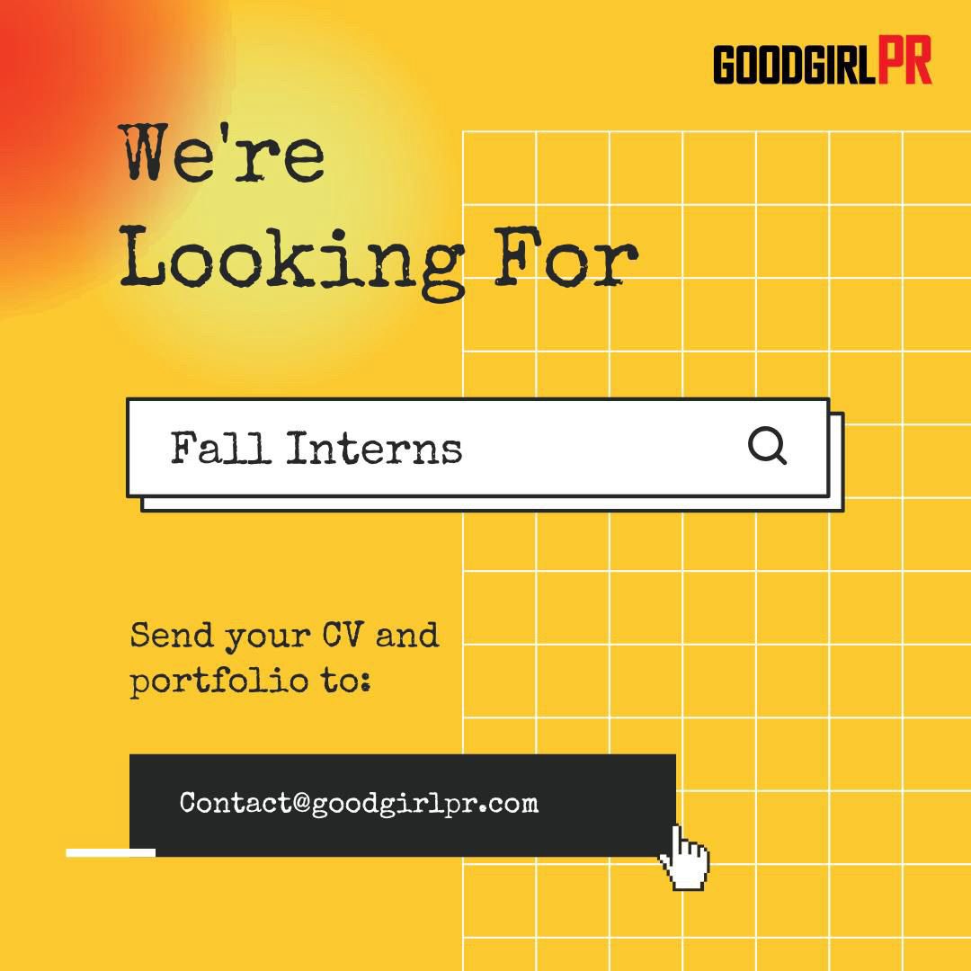 GoodGirlPR's tweet image. 🚨 We’re growing! 🚨 Looking to build your resume in PR? Join GoodGirlPR — 17 years strong, led by Nickie Robinson (JD), mentor &amp;amp; PR powerhouse. Learn from the best in a fast-paced, empowering environment. 💼✨ #PRInternship #GoodGirlPR #CareerGrowth #Publicist