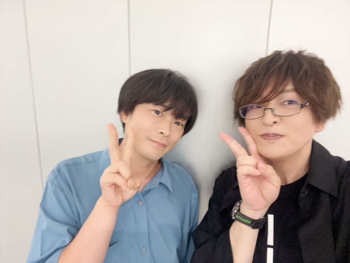 秒ですぐ昔の雰囲気に戻れるの最高！皆んな大好き♪ ゲストありがとうございました✩︎⡱
#月刊光おにいさんと一緒 
#緑川光
#置鮎龍太郎
#神奈延年
#石川英郎
#阪口大助