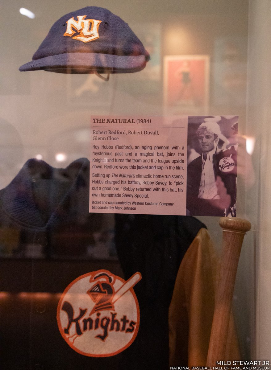 National Baseball Hall of Fame and Museum ⚾ (@baseballhall) on Twitter photo The Hall of Fame remembers Robert Redford, whose portrayal of Roy Hobbs in "The Natural" created a lasting image in the National Pastime's cinematic lore.
The Museum is home to the complete New York Knights uniform worn by Redford in the 1984 film. ow.ly/PsxK50WXz17 The Hall of Fame remembers Robert Redford, whose portrayal of Roy Hobbs in "The Natural" created a lasting image in the National Pastime's cinematic lore.
The Museum is home to the complete New York Knights uniform worn by Redford in the 1984 film. ow.ly/PsxK50WXz17
