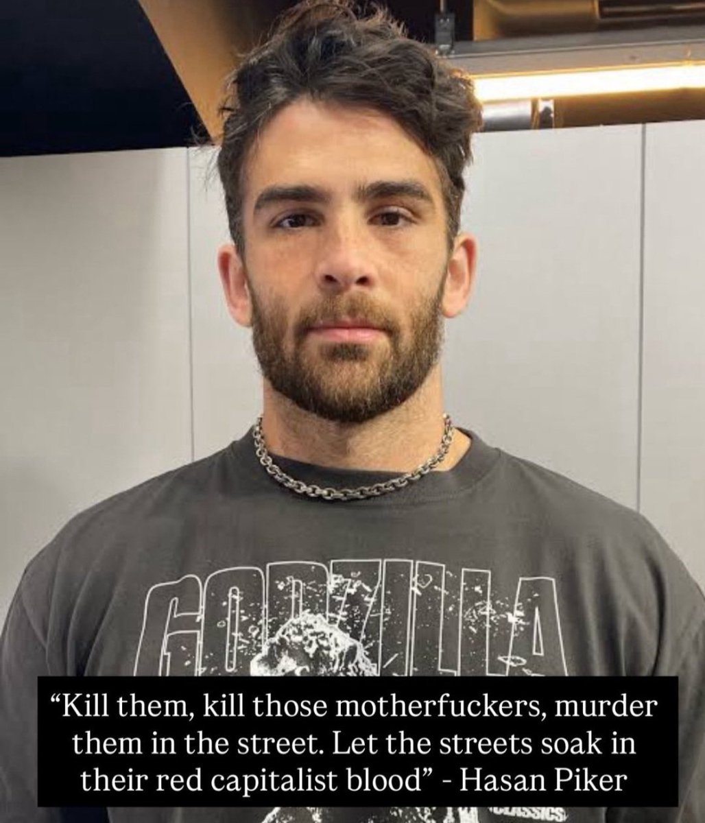 ⏰0⏰ (@0hour1__) on Twitter photo How is this guy walking the streets <a href="/RepFine/">Congressman Randy Fine</a>
<a href="/JDVance/">JD Vance</a> <a href="/AGPamBondi/">Attorney General Pamela Bondi</a>
Hasan Piker is literally inciting murder on Twitch How is this guy walking the streets <a href="/RepFine/">Congressman Randy Fine</a>
<a href="/JDVance/">JD Vance</a> <a href="/AGPamBondi/">Attorney General Pamela Bondi</a>
Hasan Piker is literally inciting murder on Twitch