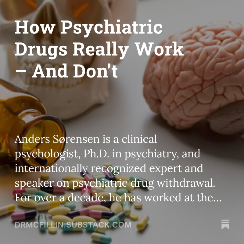 Everything you've been told about psychiatric drugs is wrong? They don't fix "chemical imbalances." They don't cure mental illness. They're psychoactive substances—like alcohol or caffeine—that overlay altered states onto your existing emotions. The benefits of SSRI's are