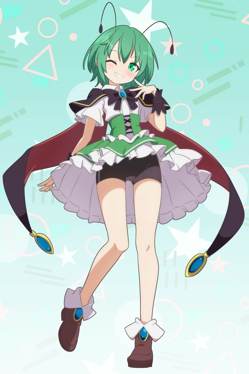 キック系魔法少女
#東方Project #リグル・ナイトバグ