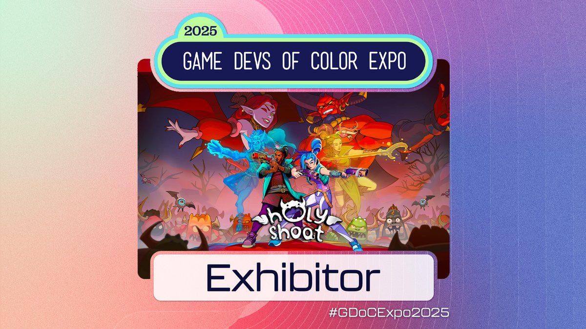 Holy Shoot is part of the Game Devs of Color Expo 2025, <a href="/GDoCExpo/">Game Devs of Color Expo</a>.

Join us in the Steam showcase starting September 16 and watch the GDoCExpo Direct the same day at 1pm PT / 4pm ET / 8pm UTC. 

Direct: bit.ly/3Vn2WZI
Steam: s.team/a/2881660

#Indiegame
