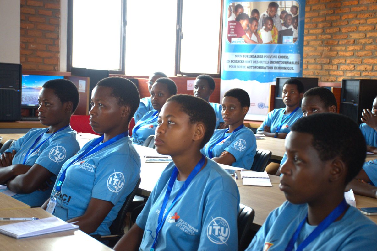 CeforeRusi's tweet photo. Proud to host #AGCCI2025 at @CeforeRusi in partnership with @UNWomenBurundi! For 12 days, 51 brilliant young girls are diving into #ICT, #Cybersecurity & #DesignThinking — building the future of tech in 🇧🇮. Together, we believe #GirlsCanCode & lead! @FinancesBdi @MENRS4 https://t.co/VUxGZOHw41