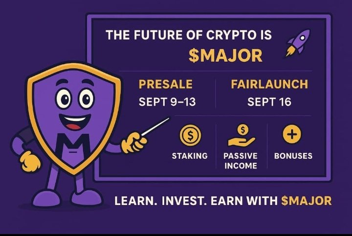 PrinceSatosh's tweet photo. $MAJOR moves only 

Small market cap, massive business play 

Launch in 5 hours 

@MajorBizsol #MajorBusiness #Crypto https://t.co/L9NKBVI1tO