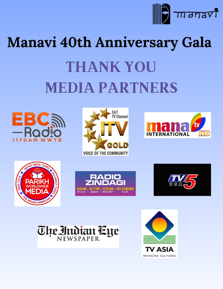 We are extremely appreciative and would like to thank our supportive MEDIA PARTNERS.