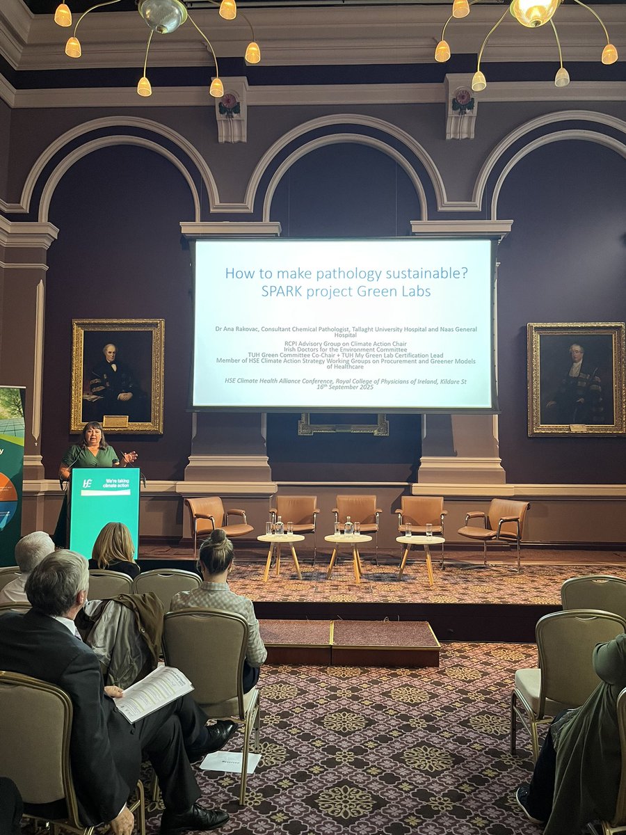 ClimHealthIre's tweet image. Giving an overview of SPARK Projects Green Labs, insightful presentation from @AnaRakovac
@IrishDocsEnv. 
 
#ClimateHealth – The Time is Now
 
@HSELive @ProgrammeSpark @crowley_philip @RoisinQI