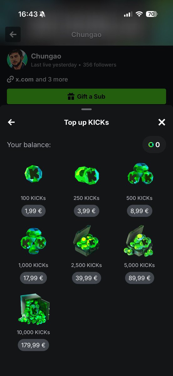 Por fin “Bits” en Kick..
Así de la nada 🤩
Habrá que probarlooosss no shurritas 🫶🏼