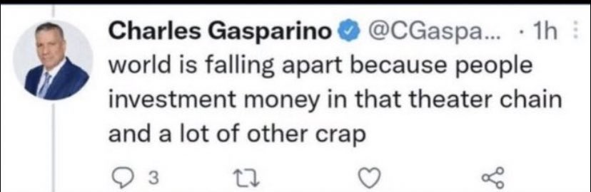 he wasn’t lying about this $AMC