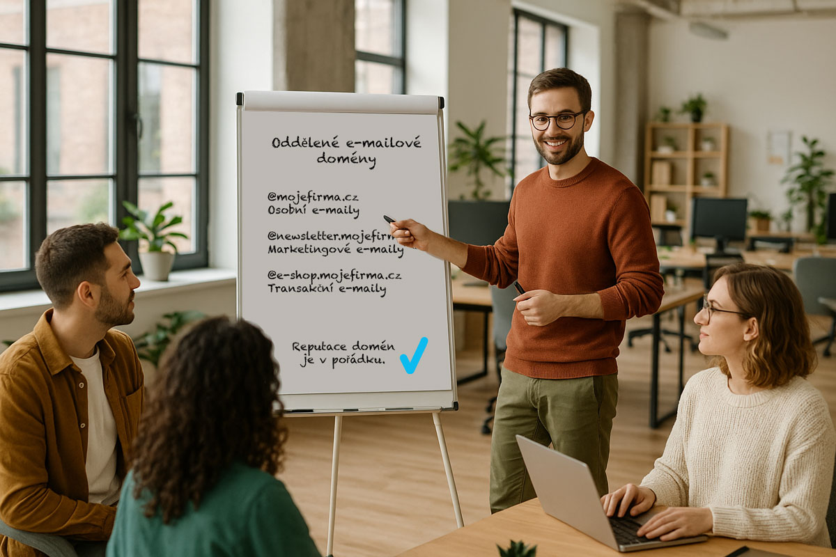 Proč a jak oddělovat domény pro odesílání e-mailů?
Co se může stát, když domény nebudete odlišovat?
Na co si dát pozor, když spustíte komunikaci přes novou subdoménu?
Jak nastavit DMARC politiku pro hlavní doménu i subdomény?
Odpovědi 👉 eu1.hubs.ly/H0n2QXF0