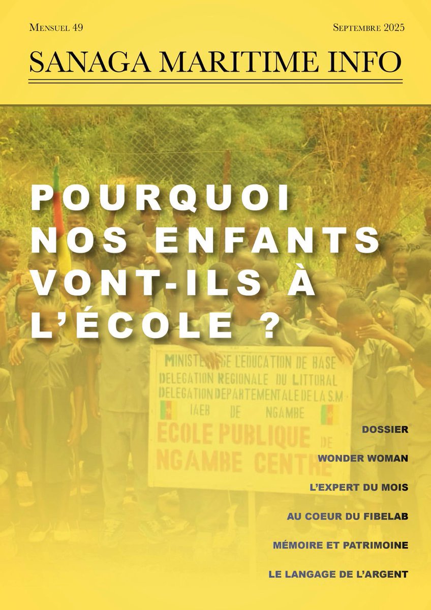 Votre magazine Sanaga Maritime Info du mois de Septembre 2025 est déjà disponible... Bien vouloir réclamer votre copie. 

Agréable lecture !

 #Magazine #Cameroon #Cameroun #FIBE #Webzine #Edéa #Ndom #MassokSongLoulou #Dizangue #Dibamba #Mouanko #Pouma #Nyanon #Ngambe