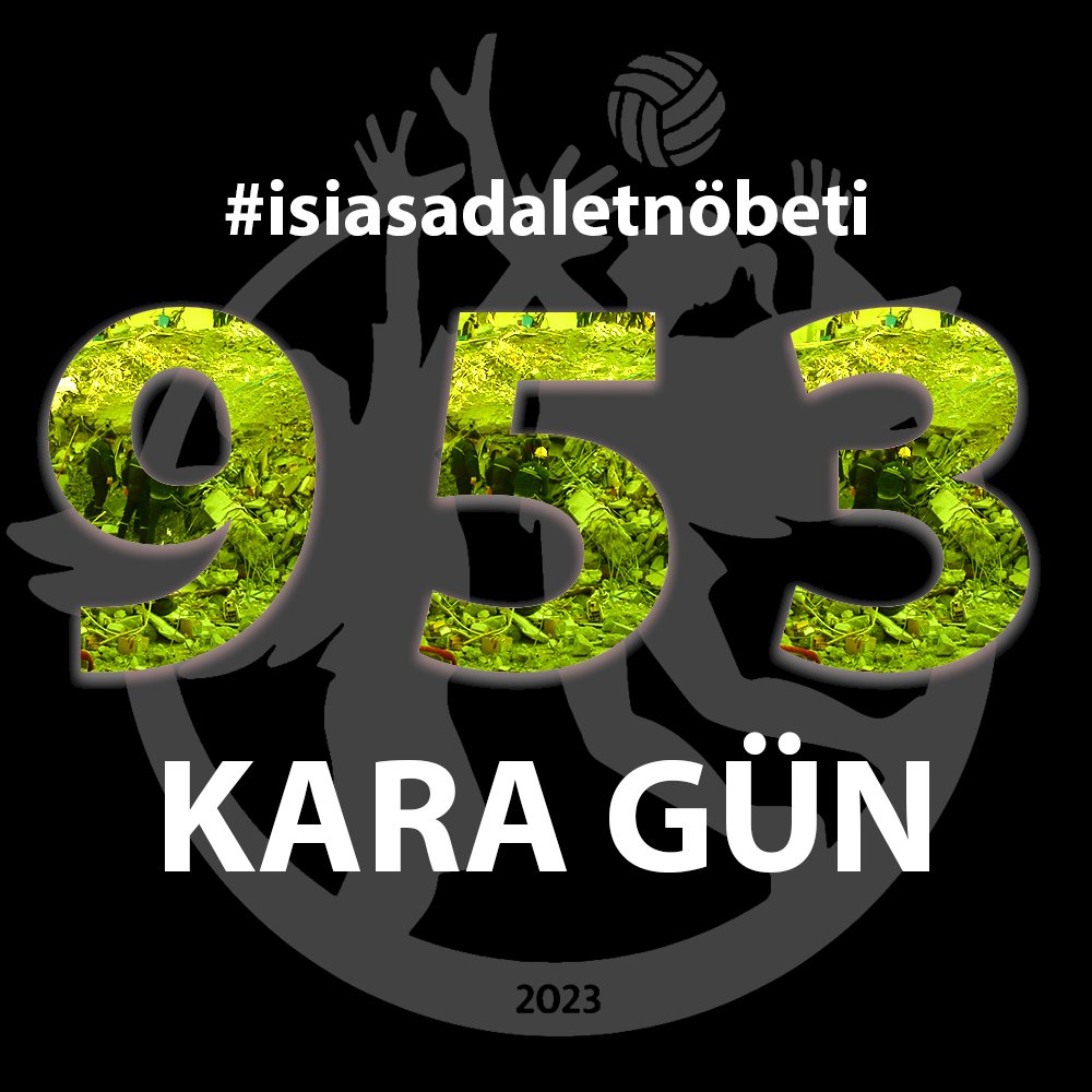 Adalet gecikmesin, Şampiyon Melekler için adaletin yerini bulsun! Suçluların hesap vermesi gerekiyor.

Adalet olmadan geçen 953 kara gün. Bu nöbet, adalet sağlanana kadar devam edecek. 

#isiasadaletnöbeti
#isiasortakdavamız
#isiasolasıkast