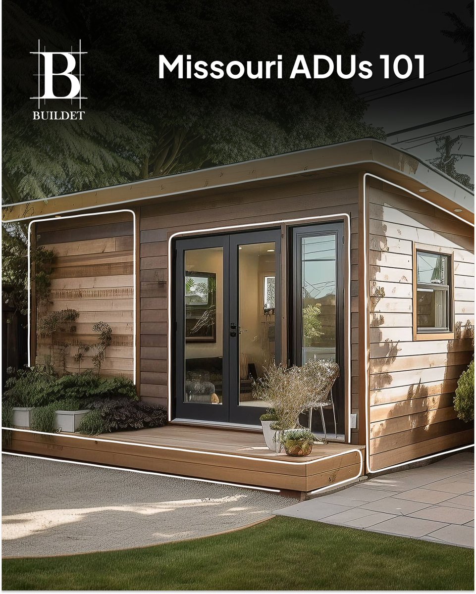 Buildet_LLC's tweet photo. Thinking about building an ADU in Missouri or Kansas? Let us "Buildet" for you!🏡 From detached cottages to garage conversions, knowing the rules is half the battle.

#MissouriADU #KansasADU #MissouriHousing #ADURegulations #HomeProjects #BackyardCottage #Buildet https://t.co/2G9e75sDvl