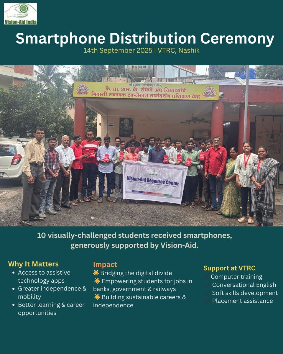 Vision-Aid India tweet media