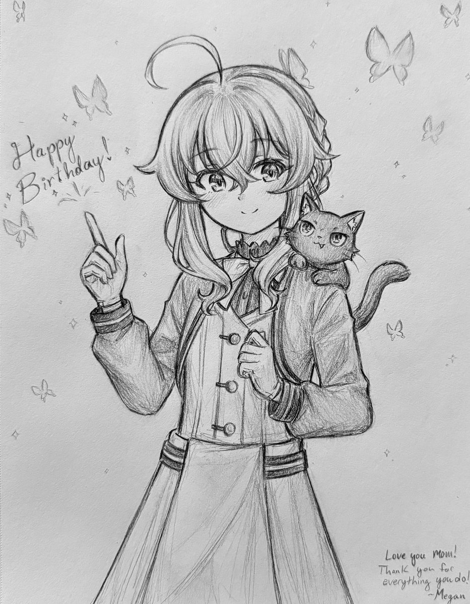 Silent Witch Monica and Nero!
Drawn for my mom’s birthday ( ^ω^ )

#secretsofthesilentwitch #silentwitch #monicaeverett #サイレント・ウィッチ #サイレントウィッチ #モニカエヴァレット #ネロ #沈黙の魔女の隠しごと #沈黙の魔女