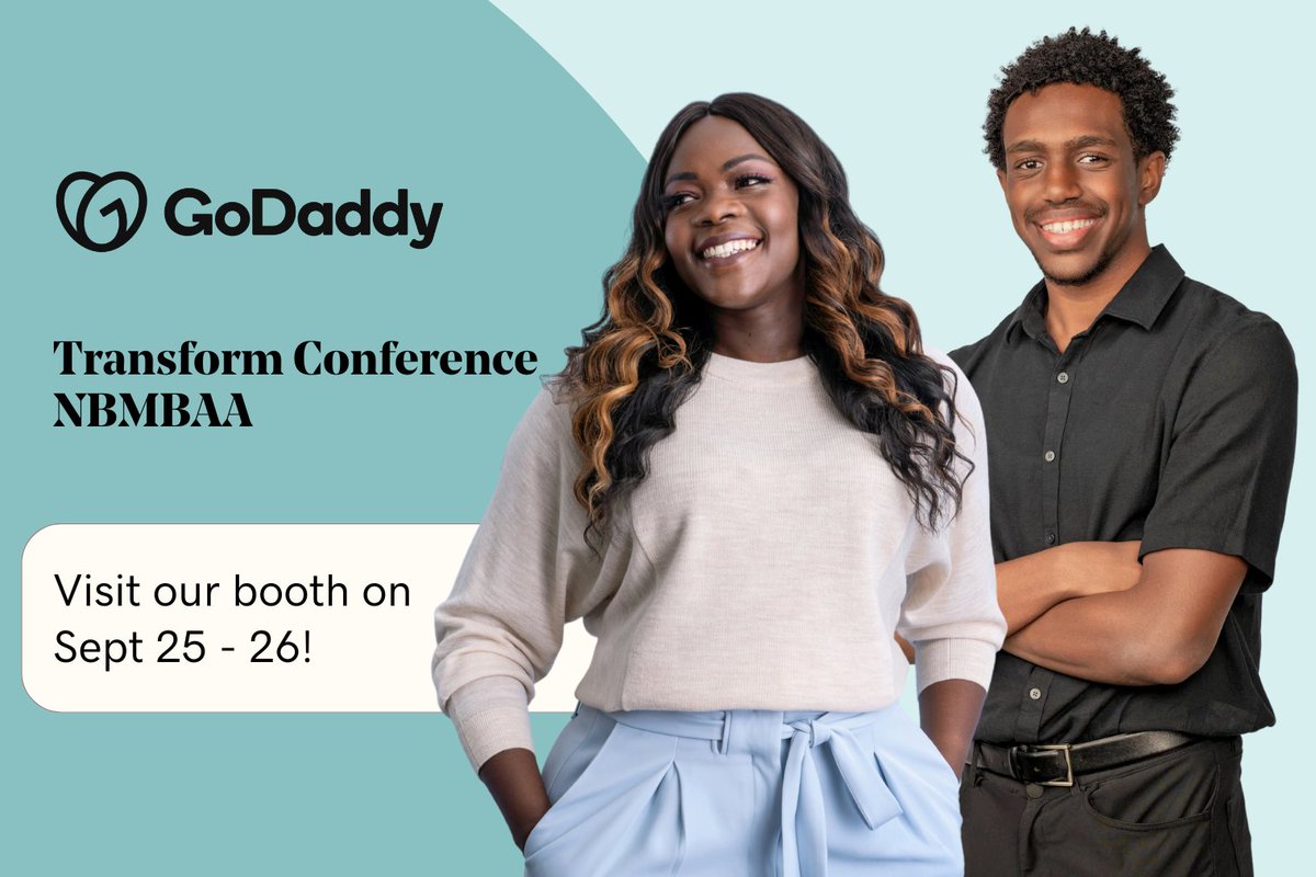 Get ready, Houston! 🚀 GoDaddy is proud to sponsor the Transform Conference at the George R. Brown Convention Center! Swing by our booth on September 25-26 for a chance to meet our team, explore career opportunities, and discover how we're powering possibilities every day.
