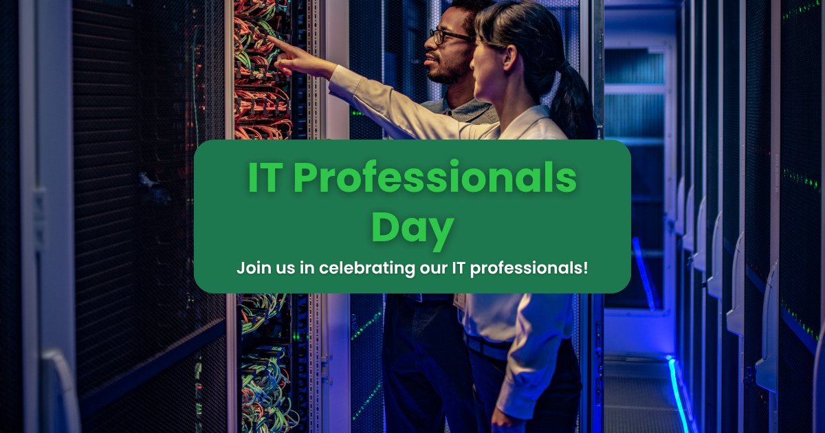 💻✨ Happy IT Professionals Day!
Today we’re celebrating the tech wizards who keep our systems secure, our data flowing, and our co-op connected. From troubleshooting network issues to powering the tools we rely on daily—you make it all possible.