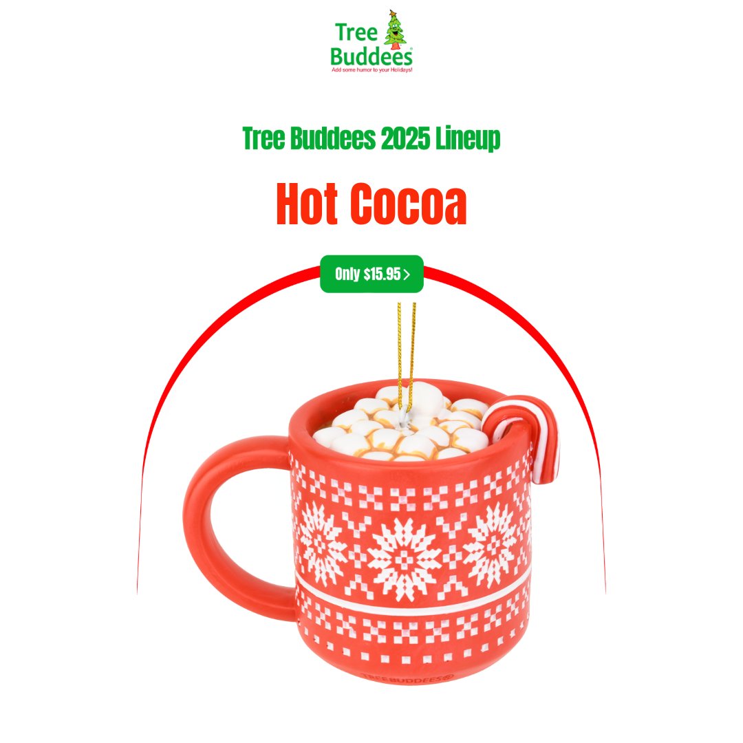 TreeBuddees's tweet image. Warning: Ornament not drinkable (no matter how good it looks).
#HotCocoa #TreeBuddees