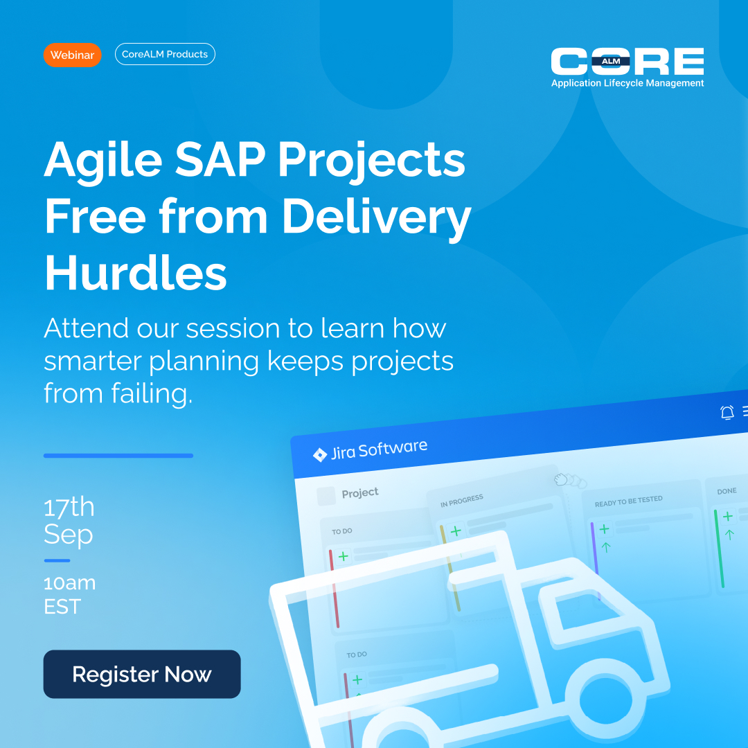 corealm's tweet image. 🚀 Agile SAP Projects Free from Delivery Hurdles
Join our session to see how smarter planning keeps projects on track & avoids failures.
📅 Date: 17th September
🕙 Time: 10 AM EST
🔗 Save your spot: hubs.ly/Q03HsfyL0
#SAPProjects #AgileSAP #Webinar #CoreALM
