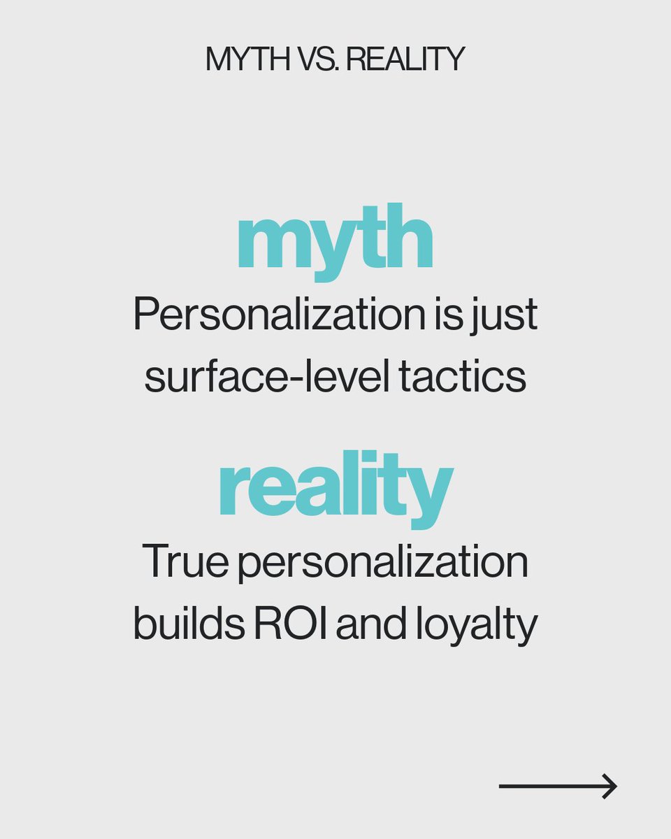 TechintLabs's tweet image. Personalization ≠ “Hi, [First Name].”

80% of consumers prefer personalized experiences, and spend 50% more with brands that deliver them.
 
Is your personalization strategy driving outcomes, or just impressions? Here&apos;s our take. 👇
 
#AdTech #digitaladvertising