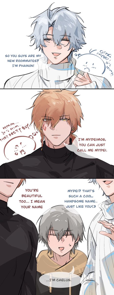 #myphai college au!they finally met…