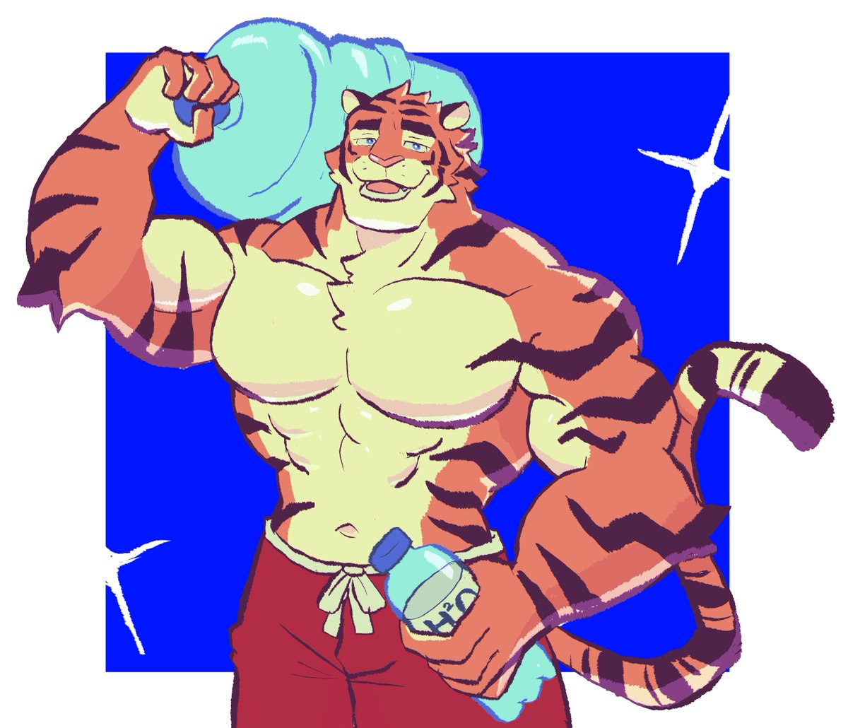 Water🐯💧
Fanart gift for <a href="/cyanroll/">ᑕYᗩᑎ 🍃</a>