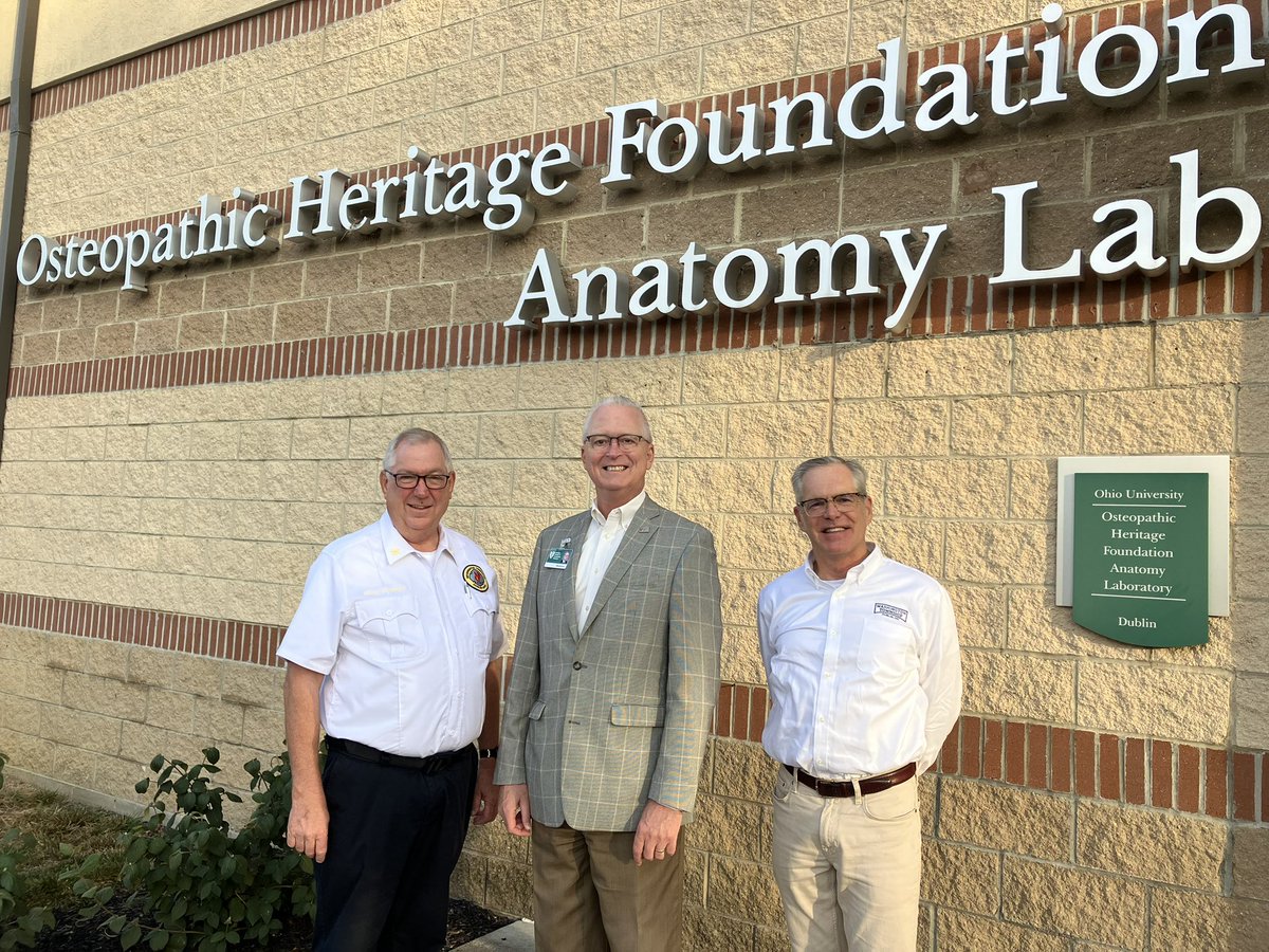 Such a strong partnership with wtwp.com/fire-ems/gener… and a pleasure to tour Chief Donahue &amp; Trustee Harris <a href="/OUHCOM/">Heritage College</a> <a href="/DublinOhio/">Dublin Ohio</a>