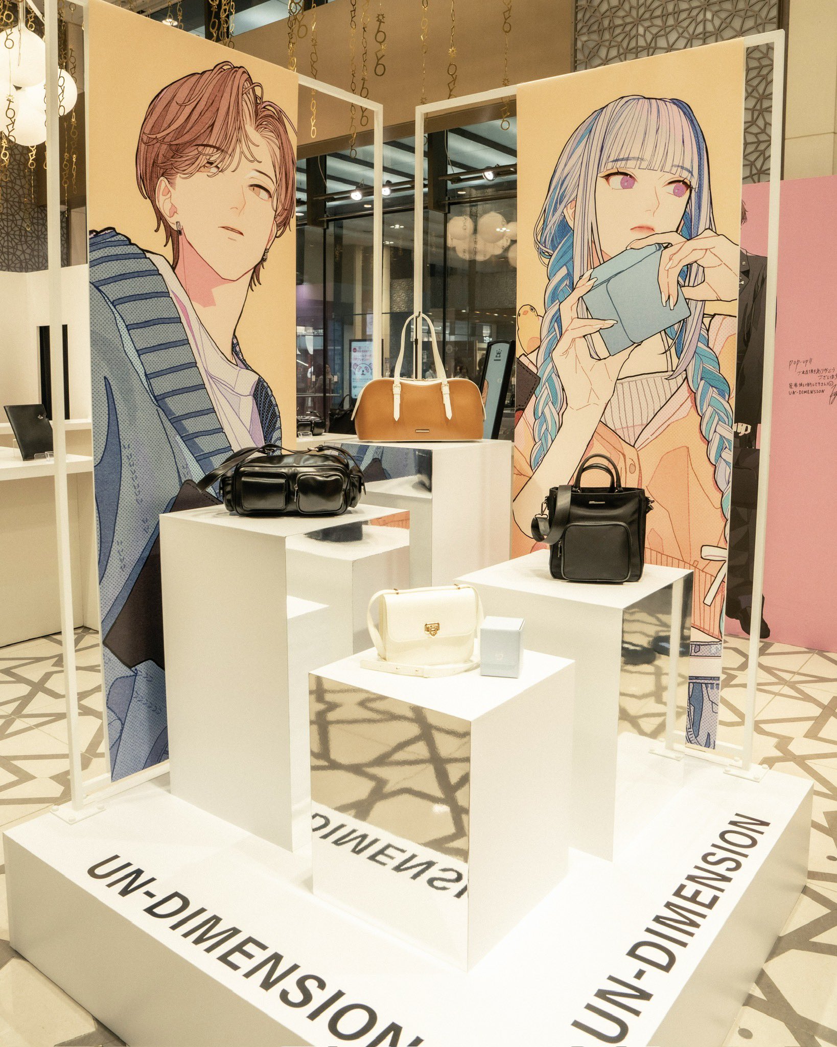 UNDIMENSION ポケットバッグ ステッカー BAG – un-dimension