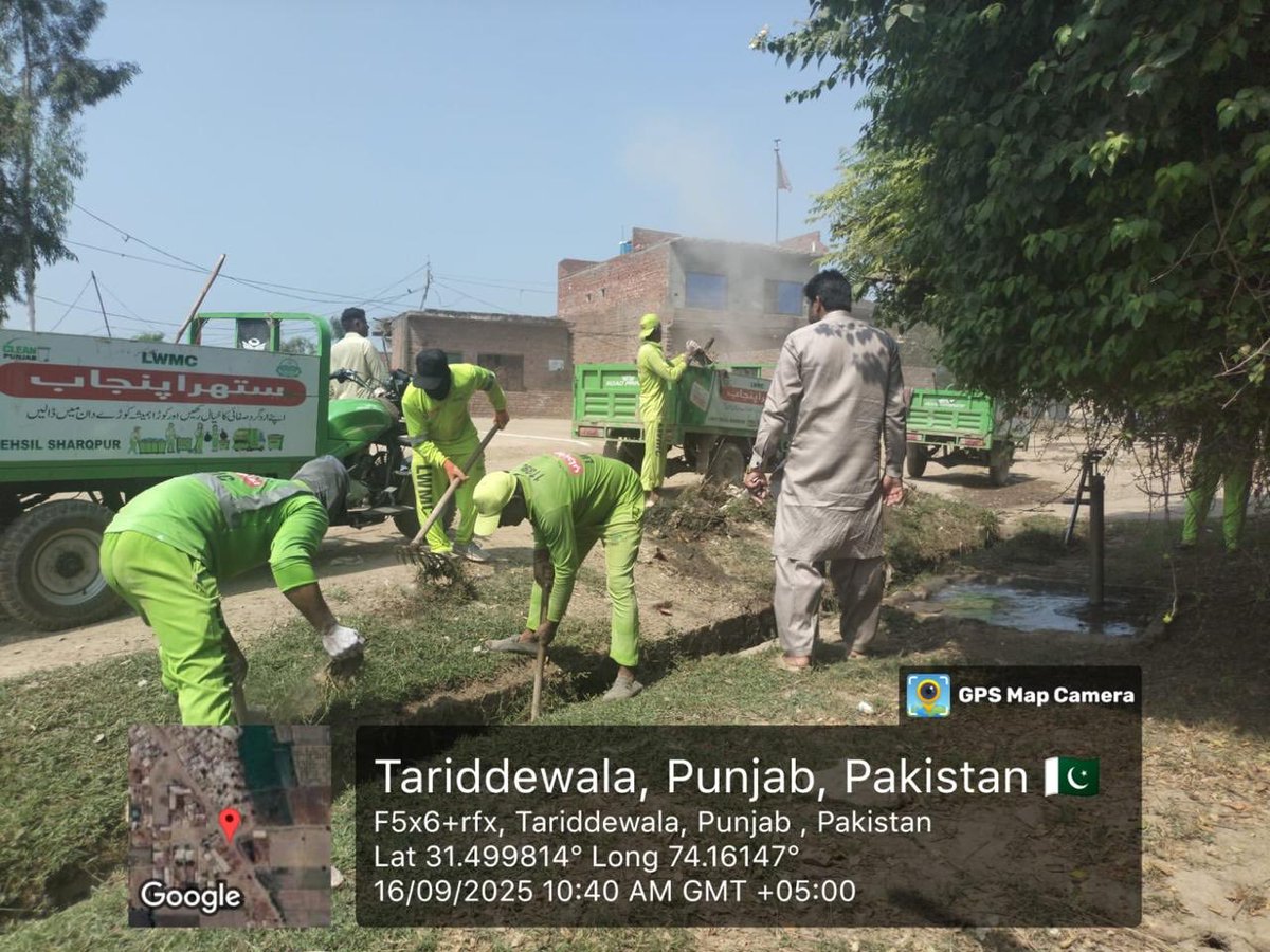 Suthra Punjab cleanup crews are diligently working to clear debris and restore affected areas following the recent flood.