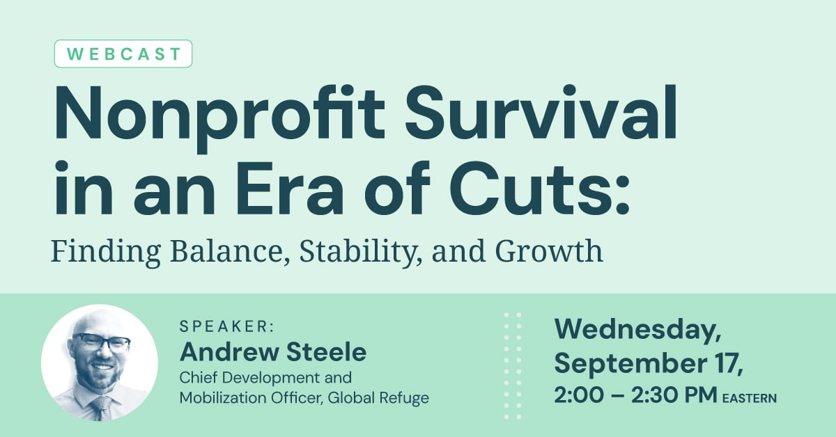 Tomorrow we’re interviewing Chief #Development Officer Andrew Steele of @globalrefuge to learn how to survive federal cuts, and what #nonprofit revenue stream experiments are working,.

Join the Q&amp;A 👉 hubs.la/Q03H-86_0