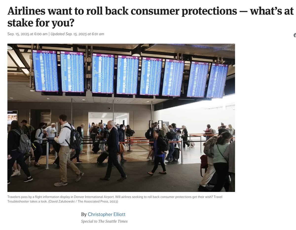 pnwarrior_womyn (@phyllis_izant) on Twitter photo archive.ph/yN5mv
Don't fall for it and don't fly. It's always been a suckers game, now it's worse. You will have no rights.  None.  Reclaim your time.  Privilege is no longer flying. archive.ph/yN5mv
Don't fall for it and don't fly. It's always been a suckers game, now it's worse. You will have no rights.  None.  Reclaim your time.  Privilege is no longer flying.