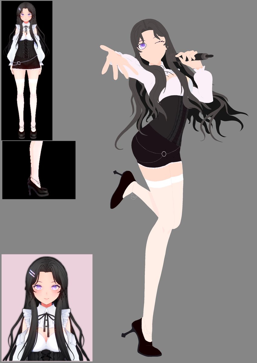 Progress on the artwork I’m making for my beloved friend <a href="/marsl1ght/">Mars 💗 || VSinger</a>!
You’re the best! Never stop being you 💜🔥