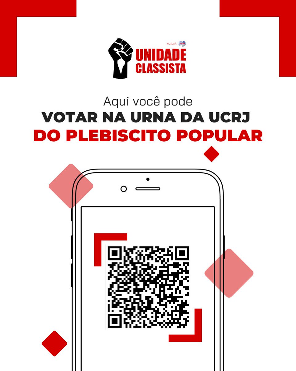 gabrimarquespcb's tweet image. Olá, trabalhadores(as) e juventude. 
Vamos votar!

SIM pelo fim da escala 6 x 1!
SIM pela taxação das grandes fortunas!
SIM pela água e pelo saneamento básico como direitos!

#UnidadeClassista #PlebiscitoPopular #FimDaEscala6x1 #TaxaçãoDasGrandesFortunas #PoderPopular #PCB103anos