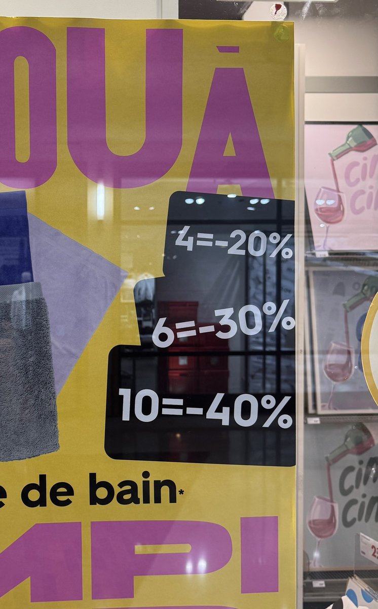 Ce matin, on a travaillé la course aux nombres en 6e. On aborde l’utilisation du signe = à travers la question 12 + 4 = … x 2.

Affiche aperçue en faisant les courses, ça lancera la discussion lors de la prochaine séance.