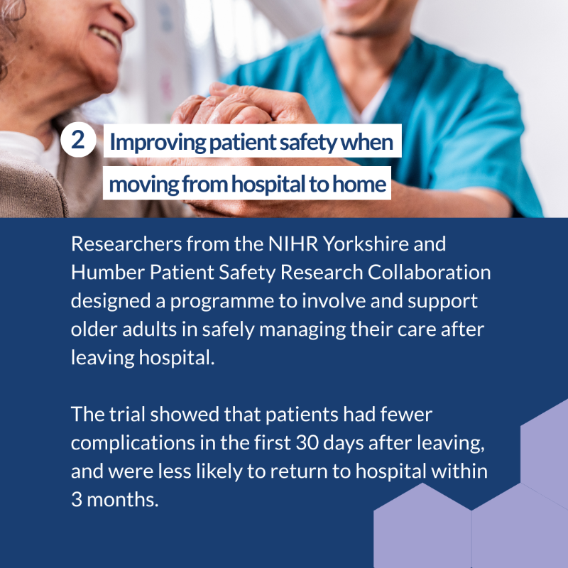 NIHRresearch's tweet photo. This #WorldPatientSafetyDay we’re sharing some of the incredible work our NIHR infrastructure is doing to improve patient safety. 

Swipe to find out more! ➡️
#WorldPatientSafetyDay #PatientSafety #HealthResearch