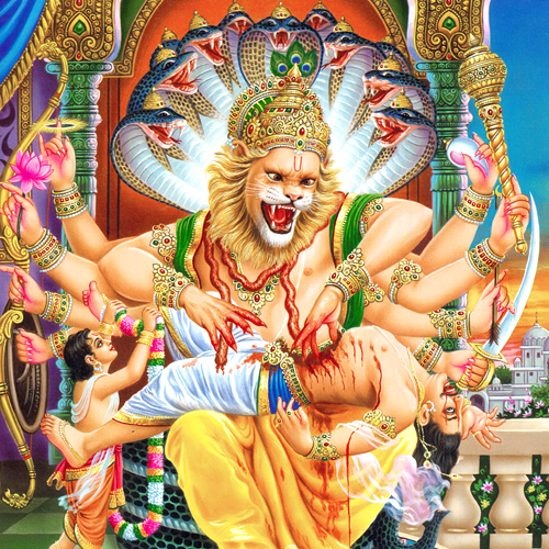 Noted. Now Praying

ॐ उग्रं वीरं महाविष्णुं ज्वलन्तं सर्वतोमुखम् ।
नृसिंहं भीषणं भद्रं मृत्योर् मृत्युं नमाम्यहम् ॥