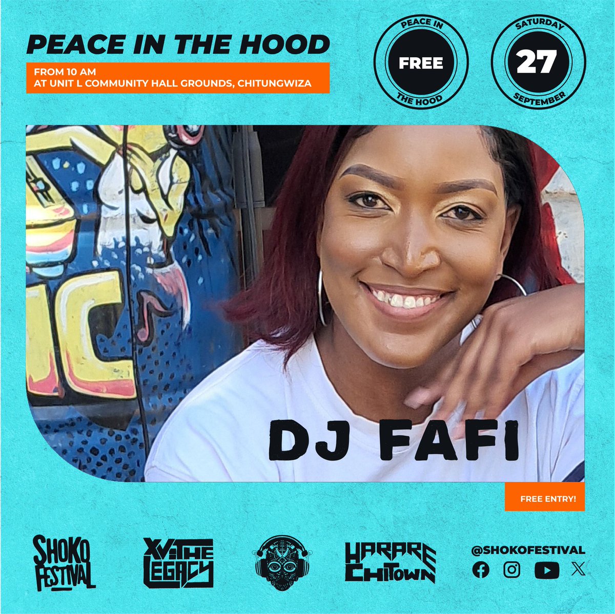 BlacperlZW's tweet image. For 72 hours @ShokoFestival will take us on a roller-coaster from the #HubUnconference into the #ComedyNight then to the destroy and rebuild phoenix at #MashUpNight leading to the #PeaceInTheHood celebrations.

May the good lord be with my Liver🥃🙏🏾 #ShokoFest15 #TheLegacy