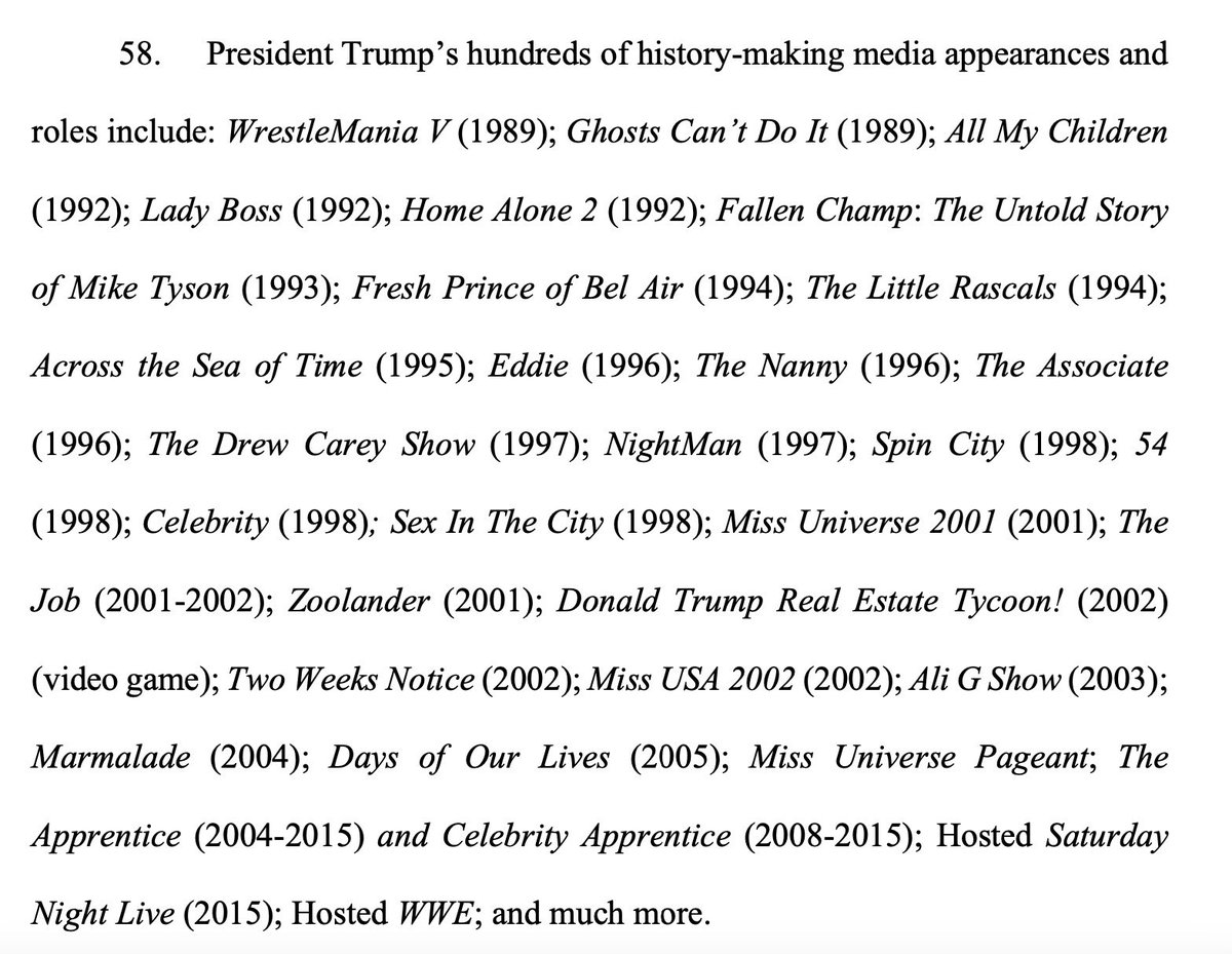 HahahhHahHhH from trumps NYT lawsuit