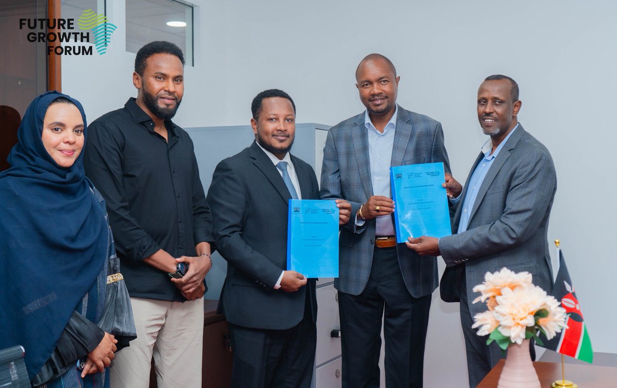 Future Growth Forum has signed a Memorandum of Understanding (MoU) with the Pastoralists Parliamentary Group (PPG) on Tuesday to strengthen collaboration in livestock development, halal investment, and farmer training on certification standards. 

<a href="/PPGKenya/">Kenya Pastoralist Parliamentary Group- PPG</a> <a href="/ForeignOfficeKE/">State Department for Foreign Affairs | Kenya</a>