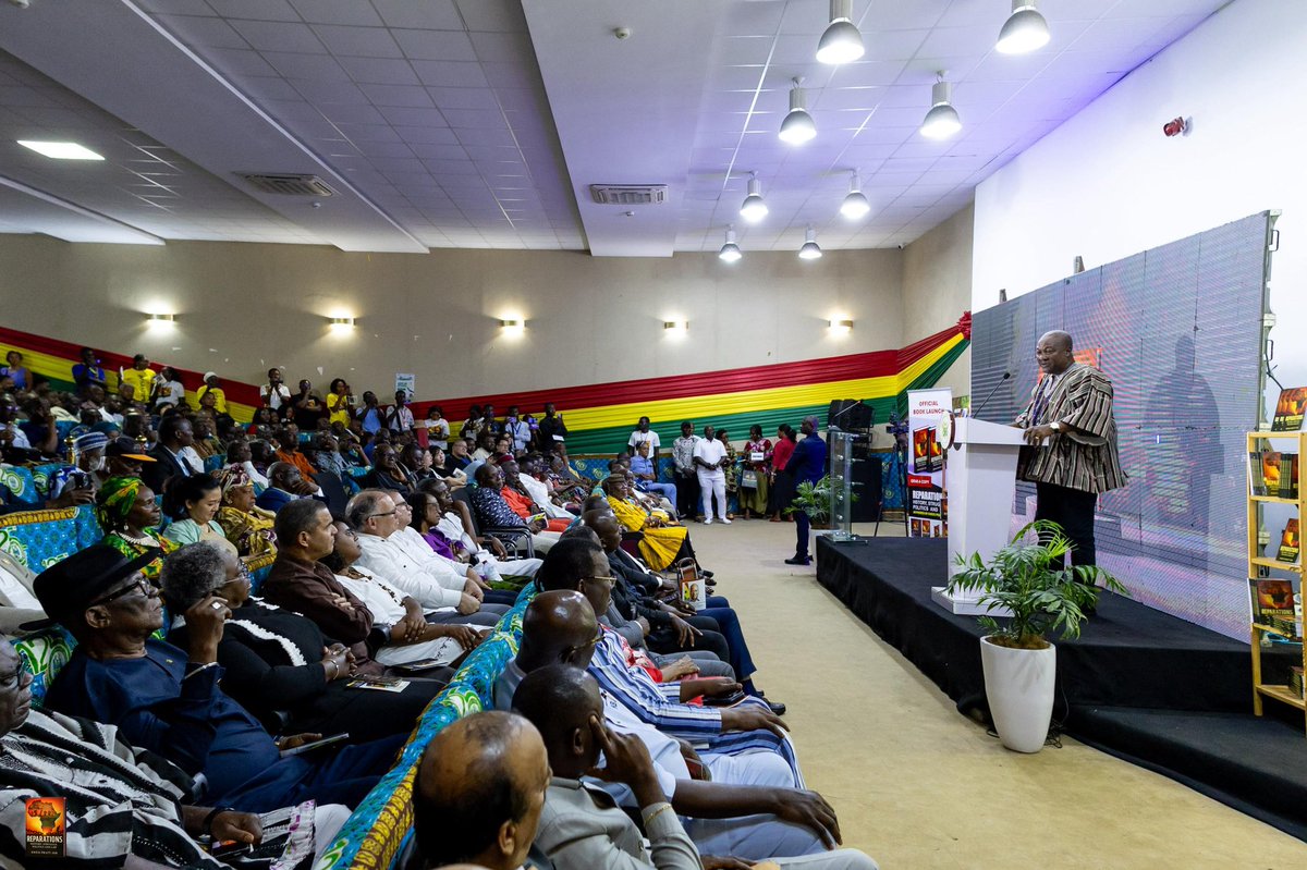 kwesiprattjr's tweet image. #REPARATIONS
I wish to express my very sincere gratitude to His Excellency #President John Dramani Mahama for writing the foreword to my book “Reparations: History, Struggle, Politics, and Law” and for launching it himself on Tuesday, September 9, 2025.

My gratitude also goes to…