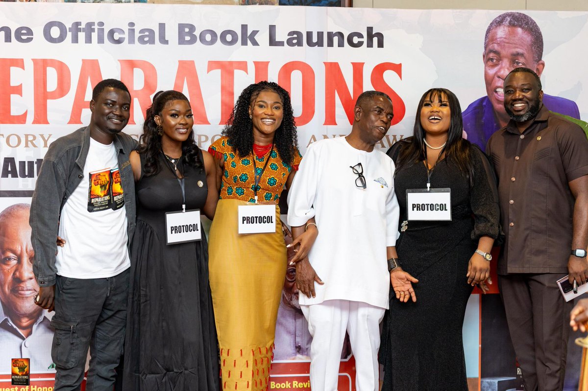 kwesiprattjr's tweet image. #REPARATIONS
I wish to express my very sincere gratitude to His Excellency #President John Dramani Mahama for writing the foreword to my book “Reparations: History, Struggle, Politics, and Law” and for launching it himself on Tuesday, September 9, 2025.

My gratitude also goes to…