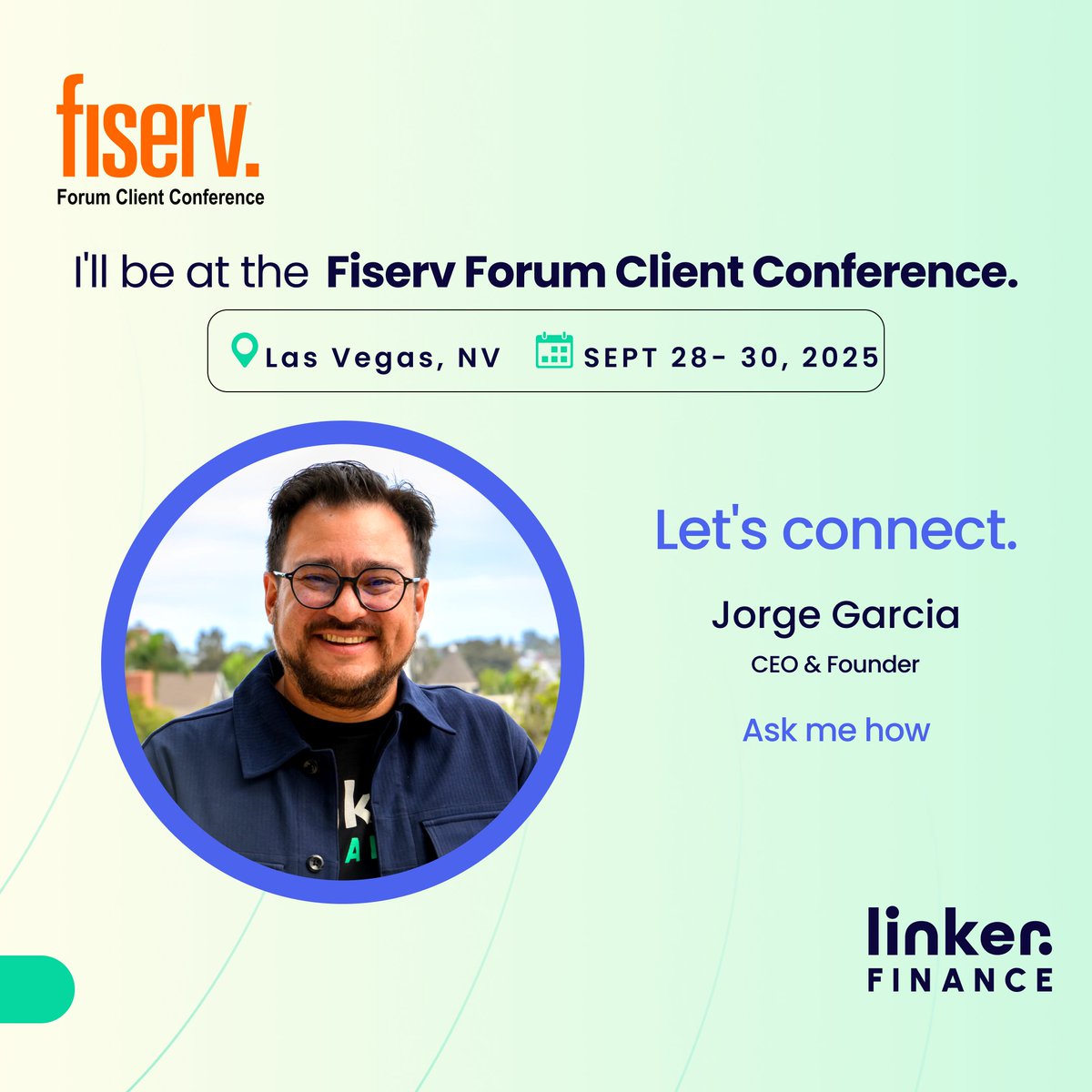 🥳 Excited to be attending the <a href="/Fiserv/">Fiserv</a> Client Conference once again &amp; this year is extra special.  Now part of the Fiserv AppMarket, we're looking forward to deeper conversations about how our technology fits within the Fiserv ecosystem.  📷 Send us a DM if you'd like to connect