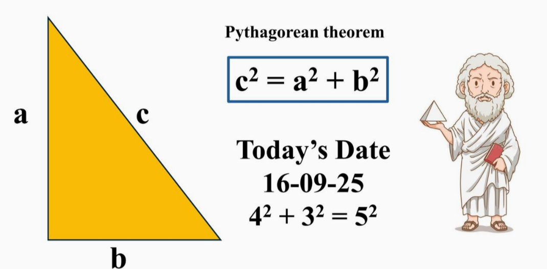 dilemma_cric's tweet image. #PythagorasTheorem 
🙂🙂🙂