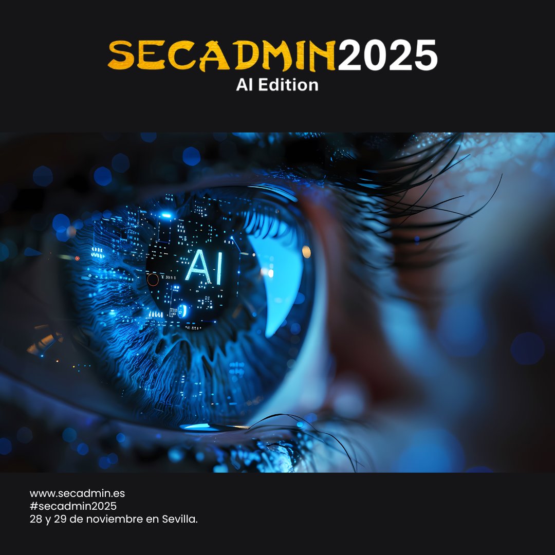 🔶 Tras 10 ediciones de <a href="/secadm1n/">Sec/Admln Cybersecurity Conference</a> desde <a href="/dolbucksl/">Dolbuck | Ciberseguridad</a>  seguimos impulsando la #ciberseguridad con comunidad y conocimiento compartido.
👉 Experiencias reales de expertos.
👉 Tendencias que ya marcan el futuro.
28-29 nov · Sevilla ➡️ secadmin.es
#secadmin2025 #hacking