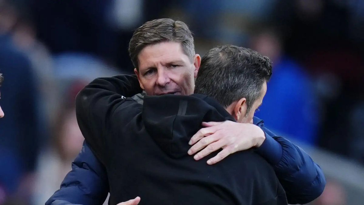 UtdXclusive's tweet photo. 🚨 BREAKING:

Ruben Amorim effectively has 3 games to save his job! Man United have identified five potential candidates to replace Amorim: 

Oliver Glasner, Gareth Southgate, Marco Silva, Andoni Iraola and Mauricio Pochettino.  

#MUFC [@DiscoMirror] https://t.co/FYyQxeW1ZZ