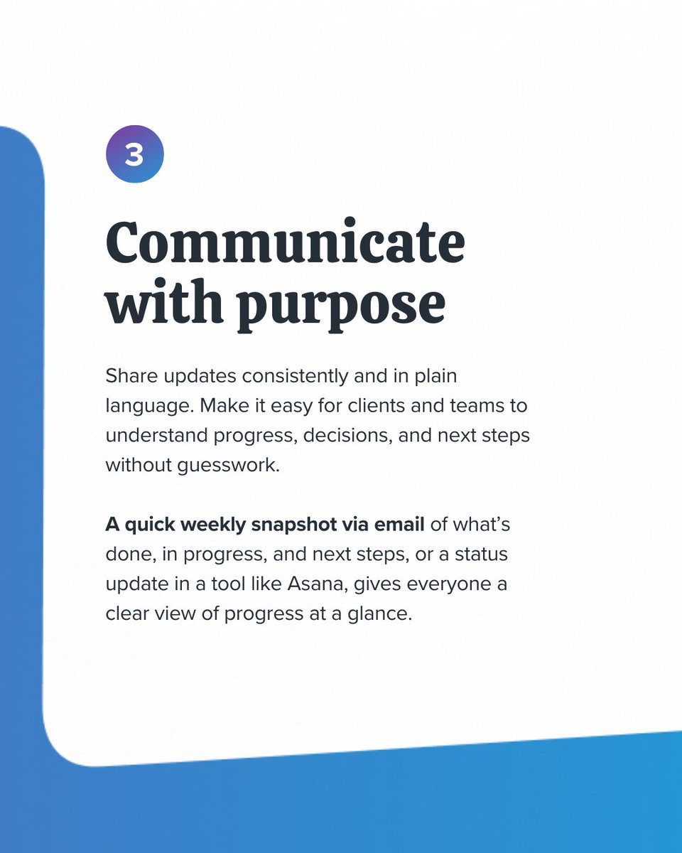 Our team of project managers is adept at skillfully juggling the needs of both internal teams and clients. Here's some advice from a Director in our Planning Studio, Megan Cotterman, on how to keep projects moving smoothly.