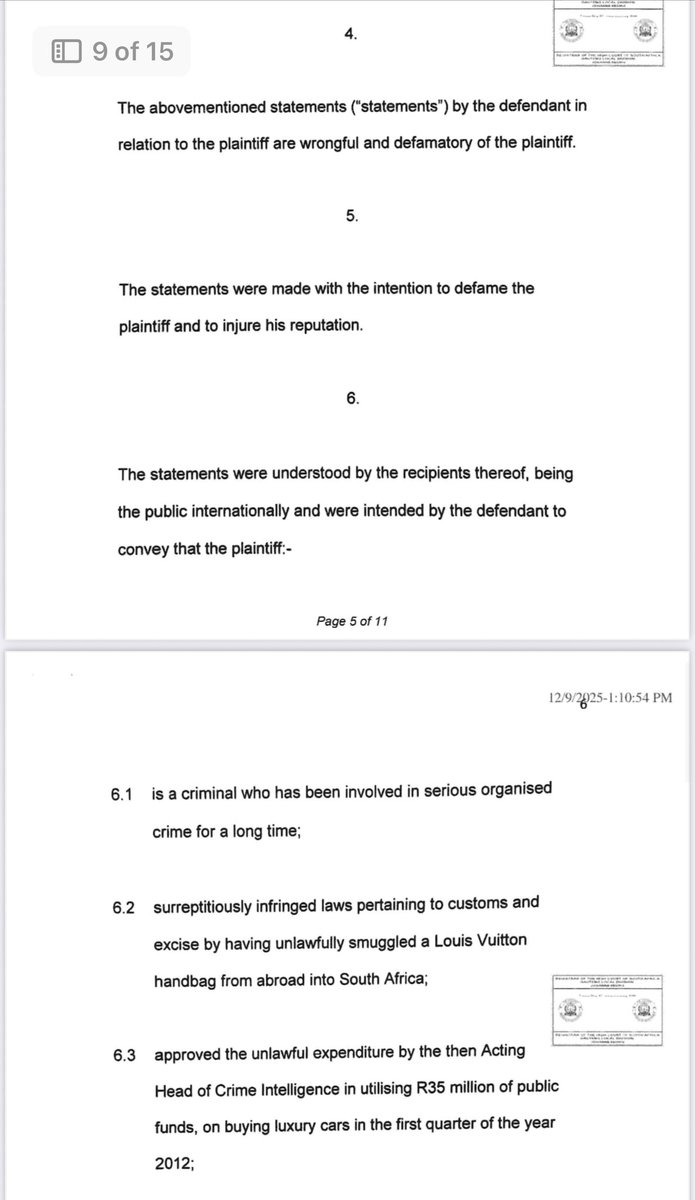 Ziyanda N (@ziyandangcobo) on Twitter photo BREAKING: On the eve of the start of the Madlanga Commission, KZN top cop Nhlanhla Mkhwanazi, and the inquiry’s first witness, is suing private investigator to the tune of R5 million for defamation of character for comments made on various media platforms. <a href="/Newzroom405/">Newzroom Afrika</a> BREAKING: On the eve of the start of the Madlanga Commission, KZN top cop Nhlanhla Mkhwanazi, and the inquiry’s first witness, is suing private investigator to the tune of R5 million for defamation of character for comments made on various media platforms. <a href="/Newzroom405/">Newzroom Afrika</a>