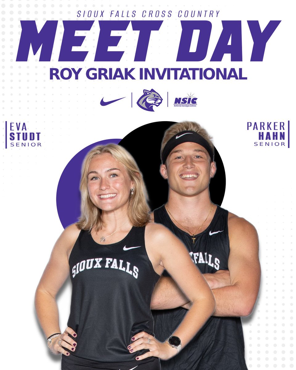 It’s MEET DAY in Minnesota! 🏃‍♂️🏃‍♀️

The Cougars are set to compete at the Roy Griak Invitational.

📍 Les Bolstad Golf Course | St. Paul, Minn.

#CooFalls | #GoCoo