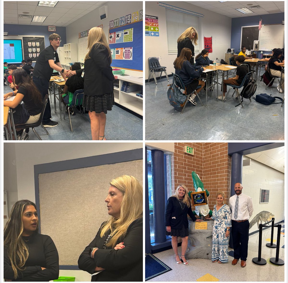 ENMGators's tweet photo. Thank you Dr. Ricciardelli for visiting our gators! We're gator proud to have had you on campus. Your support and leadership mean so much to our students, staff and community!🐊 https://t.co/LuK25L5Im2